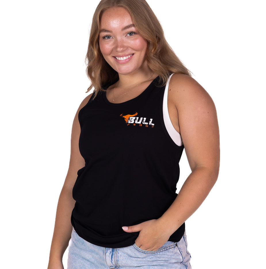 Standard Logo Singlet – Bull Proof Pty Ltd